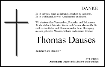 Anzeige von Thomas Dauses von MGO