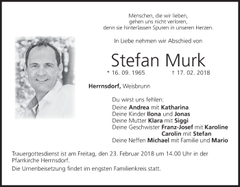 Anzeige von Stefan Murk von MGO