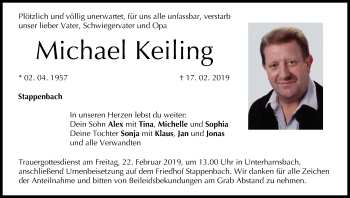 Anzeige von Michael Keiling von MGO