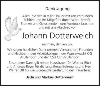 Anzeige von Johann Dotterweich von MGO