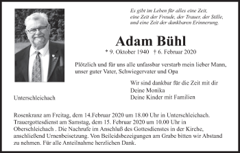 Anzeige von Adam Bühl von MGO