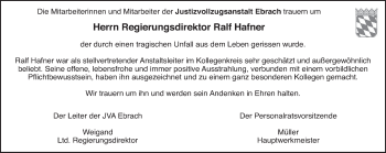 Anzeige von Ralf Hafner von MGO