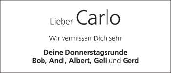 Anzeige von Carlo  von MGO