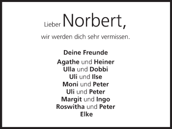 Anzeige von Norbert  von MGO