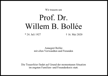 Anzeige von Willem B. Bollée von MGO