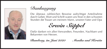 Anzeige von Erwin Süppel von MGO