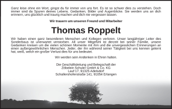 Anzeige von Thomas Roppelt von MGO