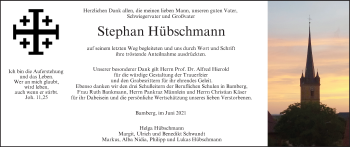 Anzeige von Stephan Hübschmann von MGO