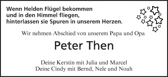 Anzeige von Peter Then von MGO