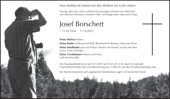Anzeige von Josef Borschert von MGO