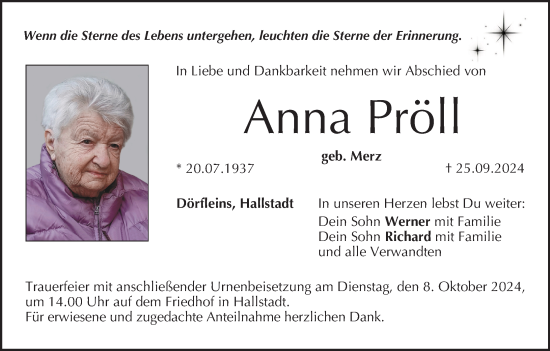 Anzeige von Anna Pröll von MGO