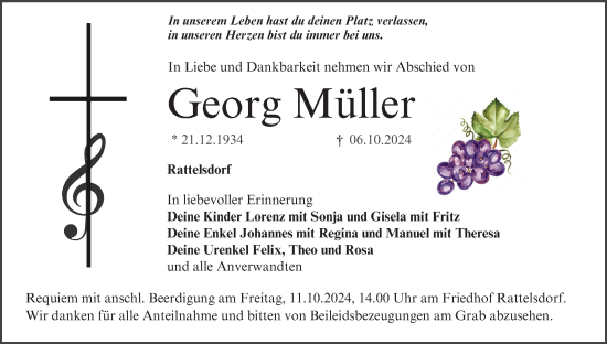 Anzeige von Georg Müller von MGO