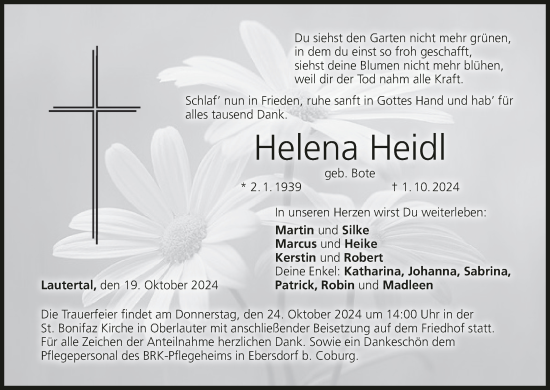 Anzeige von Helena Heidl von MGO