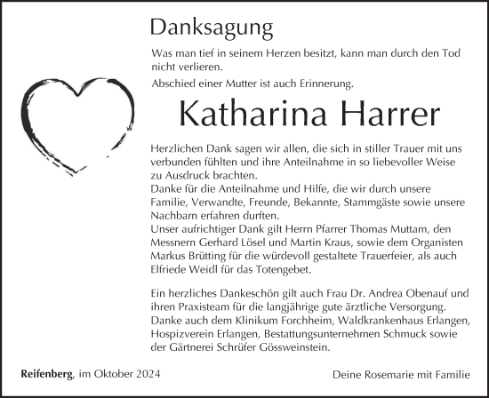 Anzeige von Katharina Harrer von MGO