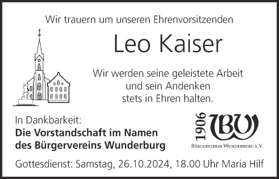 Anzeige von Leo Kaiser von MGO