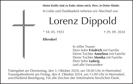 Anzeige von Lorenz Dippold von MGO