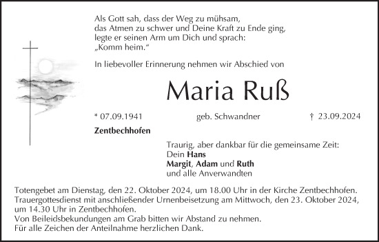 Anzeige von Maria Ruß von MGO