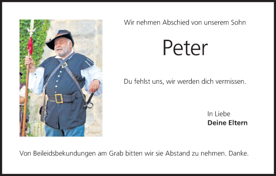 Anzeige von Peter  von MGO