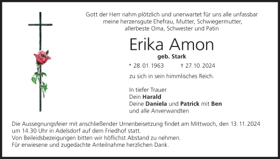 Anzeige von Erika Amon von MGO