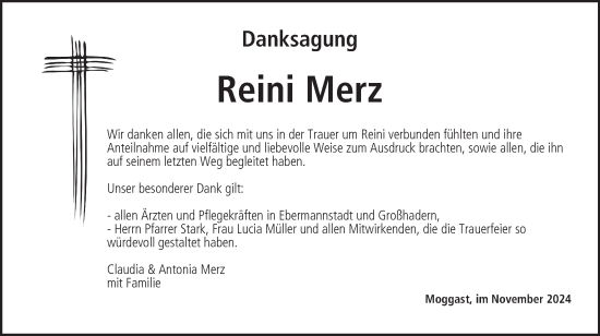 Anzeige von Reini Merz von MGO