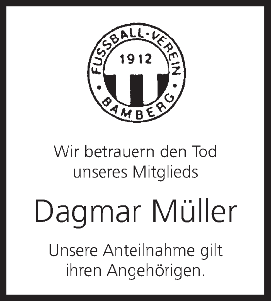 Anzeige von Dagmar Müller von MGO