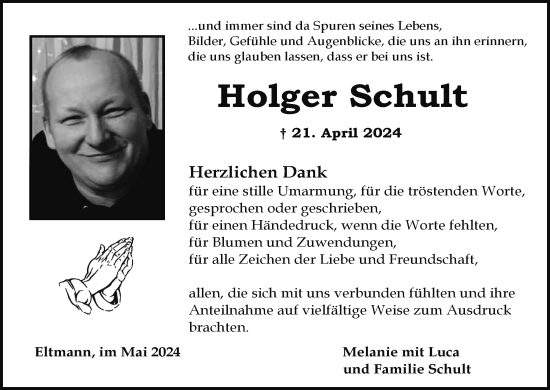 Anzeige von Holger Schult von MGO