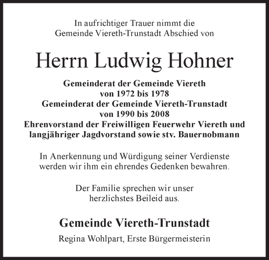 Anzeige von Ludwig Hohner von MGO