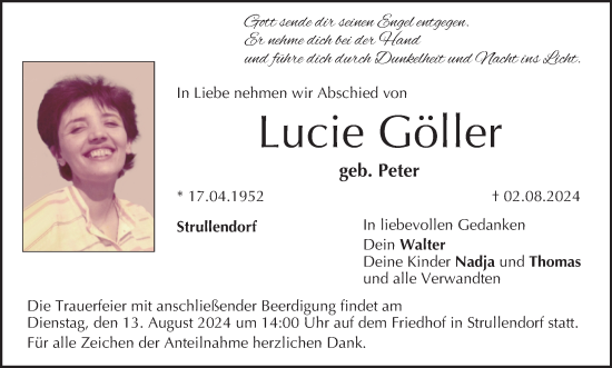 Anzeige von Lucie Göller von MGO