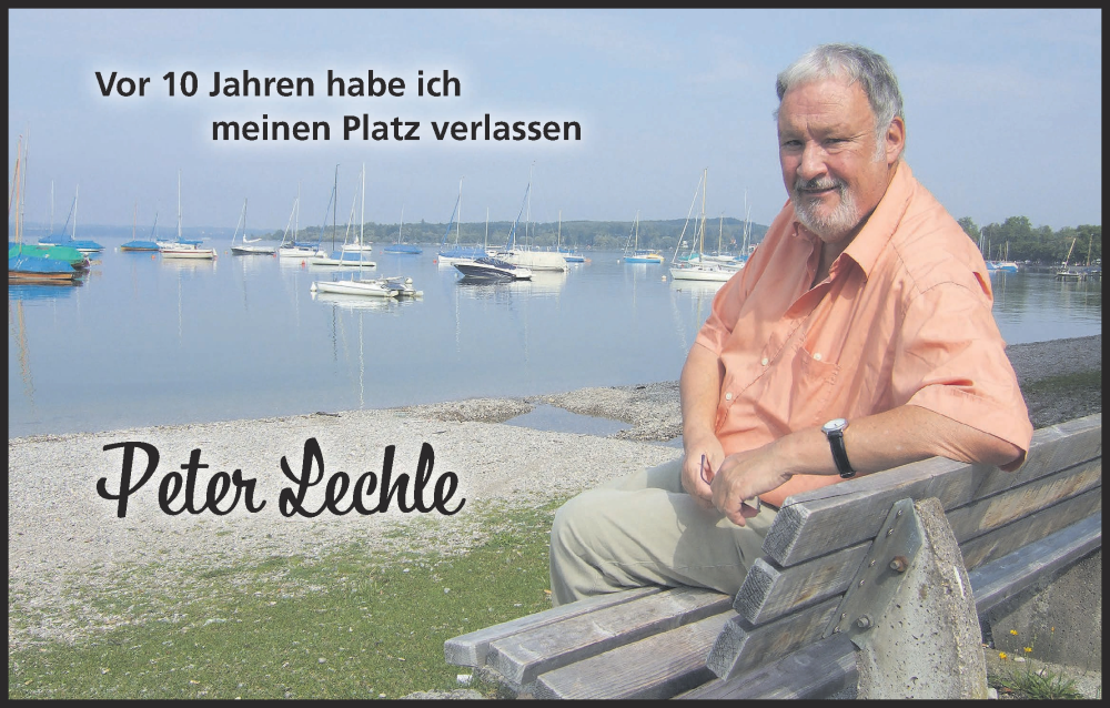  Traueranzeige für Peter Lechle vom 03.08.2024 aus MGO