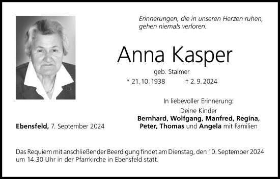 Anzeige von Anna Kasper von MGO