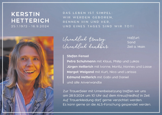 Anzeige von Kerstin Hetterich von MGO