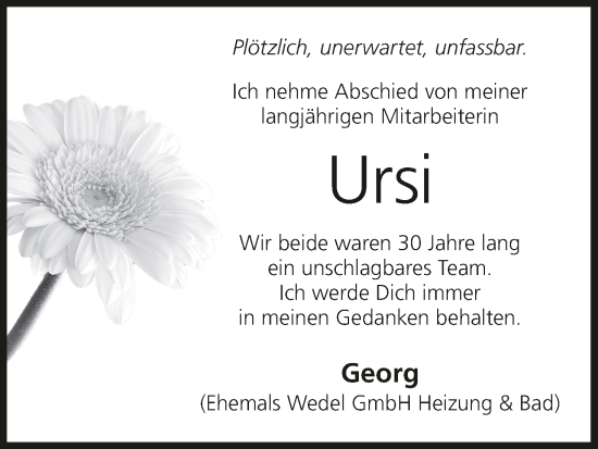 Anzeige von Ursi  von MGO