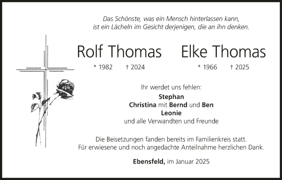 Anzeige von Elke Thomas von MGO