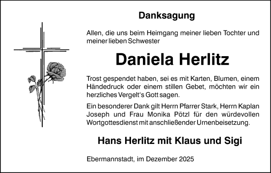 Anzeige von Daniela Herlitz von MGO