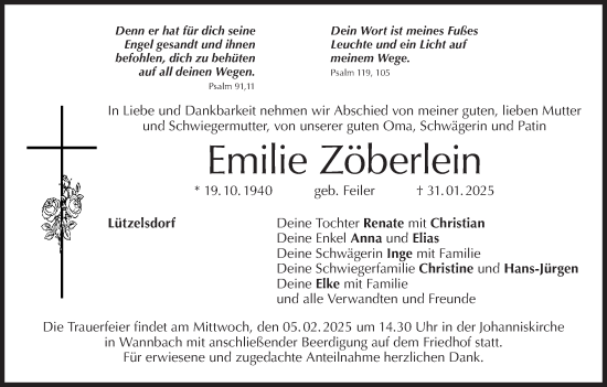 Anzeige von Emilie Zöberlein von MGO