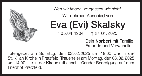 Anzeige von Eva Skalsky von MGO