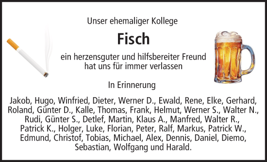 Anzeige von Fisch  von MGO