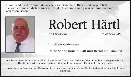 Anzeige von Robert Härtl von MGO