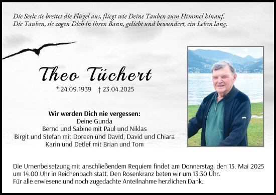 Anzeige von Theo Tüchert von MGO