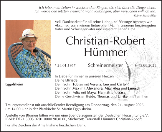 Anzeige von Christian-Robert Hümmer von MGO