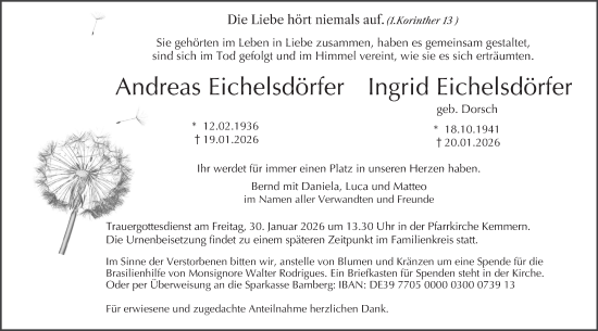 Anzeige von Andreas Eichelsdörfer von MGO