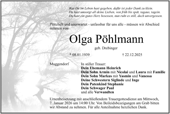 Anzeige von Olga Pöhlmann von MGO